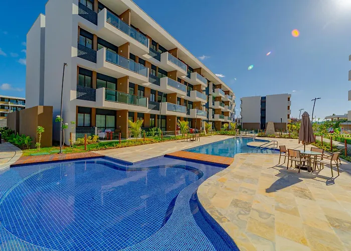 Flat Luxo Na Praia De Muro Alto - Makia Experience Pôrto das Galinhas, Brasil