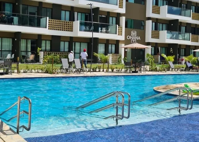 Flat Manabeach06 Com Vista Para Piscina 300 Metros Da Paria De Muro Alto Pôrto das Galinhas, Brasil