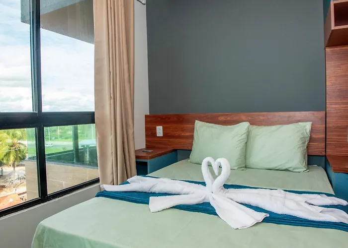 Apto Com Vista Para O Mar, Rooftop Com Piscina & Sauna Em Pôrto das Galinhas, Brasil