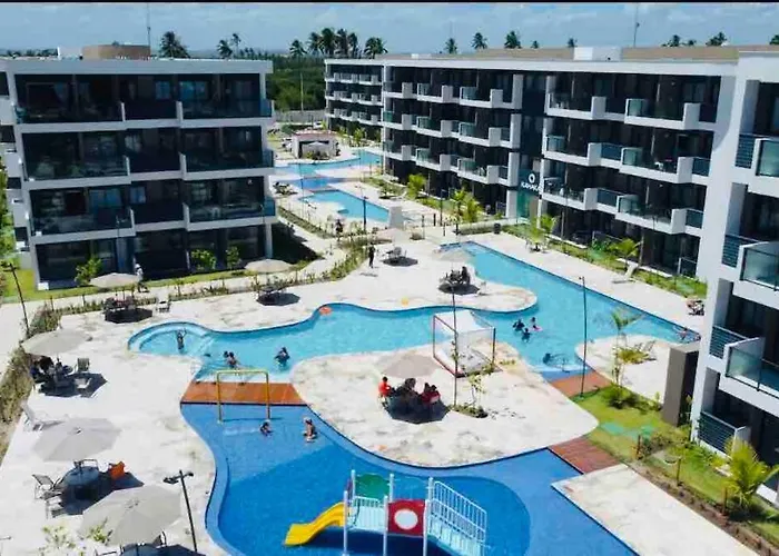 Flat Em Muro Alto Porto De Galinhas Com Piscina, Ar-Condicionado E Cozinha Equipada, Brasil