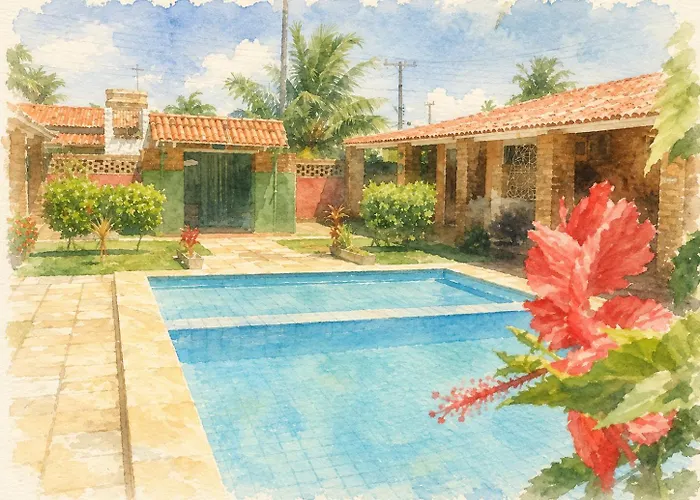 Vila Completa Com Piscina na Praia de Serrambi - Ideal Para Famílias e Grupos Pôrto das Galinhas, Brasil