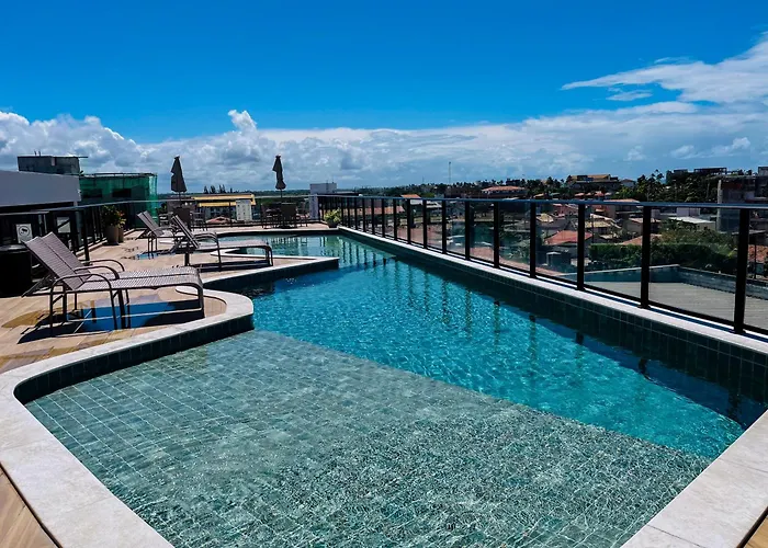 Flat Premium Novo No Centro De Porto L Piscina, Academia E Vaga Exclusiva Apartamento Pôrto das Galinhas, Brasil